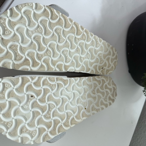 Birkenstock Women's Madrid Sandals - Cream with Ombre Buckle - Picture 4 of 4